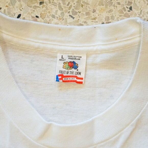 90s Vintage Retired Humor T Shirt Single Stitch - Picture 3 of 6